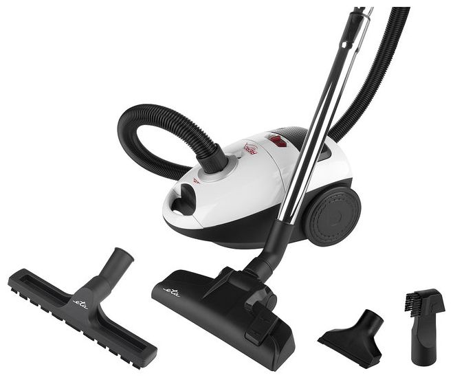 Bodenstaubsauger mit Staubbeutel 700 W HEPA  Aero 0500/10 (Schwarz, Weiß) 