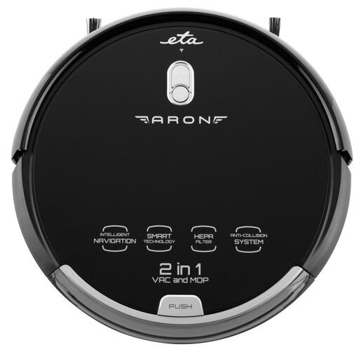 Saugroboter nass/trocken 120 min Akku  Aron (Schwarz, Silber) 