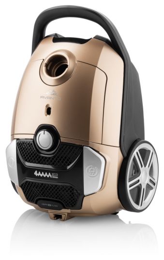 Bodenstaubsauger mit Staubbeutel 800 W HEPA  Avanto (Schwarz, Gold) 