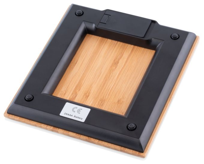 Elektronische Küchenwaage bis 5 kg Genauigkeit 1 g  Bambi (Holz) 