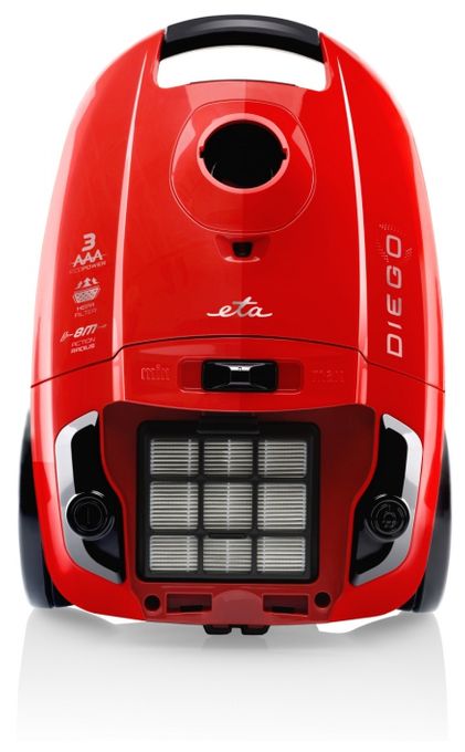 Bodenstaubsauger mit Staubbeutel 800 W HEPA  Diego (Rot) 