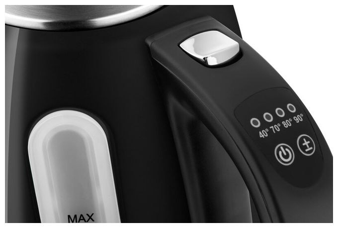 1,7 l Wasserkocher 2200 W  Digi (Schwarz) 