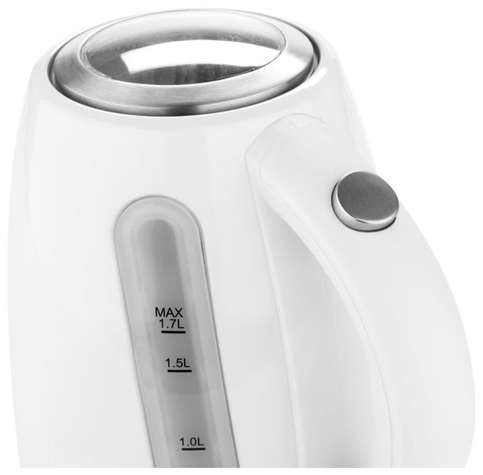 1,7 l Wasserkocher 2100 W  Ela (Edelstahl, Weiß) 