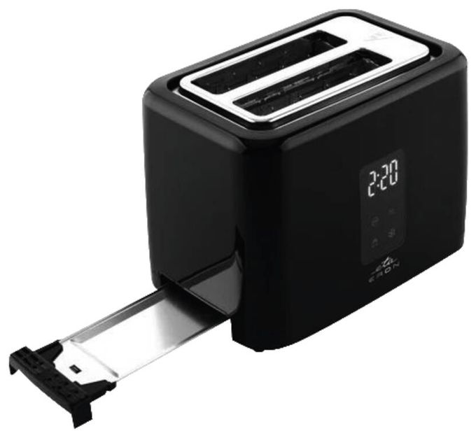 Toaster 930 W 2 Scheibe(n) 7 Stufen  Eron (Schwarz, Edelstahl) 