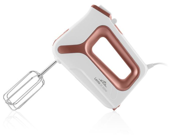Handmixer 500 W 4 Stufen  Lento Elements (Weiß, Terrakotta) 