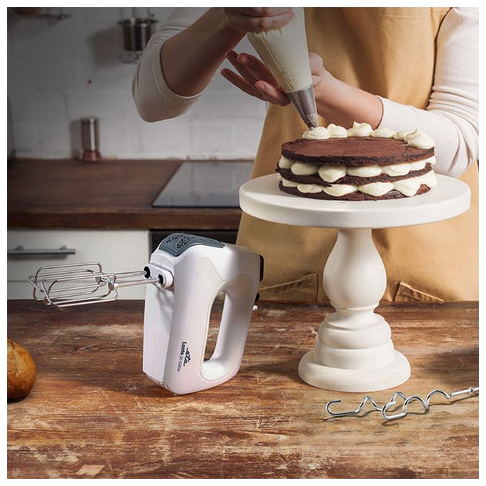 Handmixer 4 Stufen 500 W  Lento II (Grau/Weiß) 
