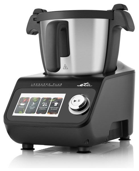 600 W Küchenmaschine 3,5 l mit Waage  Leonardo Plus (Schwarz, Grau) 