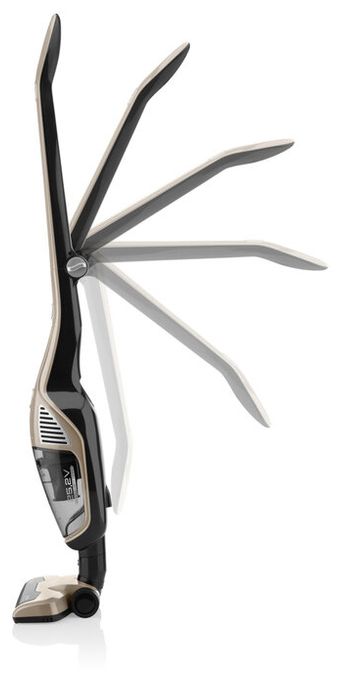 Handstaubsauger Beutellos bis 54 min Laufzeit 25,2 V HEPA  Moneto (Schwarz, Gold) 