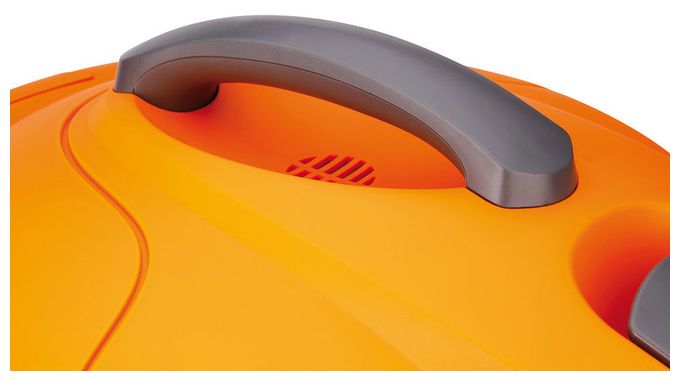 Bodenstaubsauger mit Staubbeutel 890 W Micro  Profi (Grau, Gelb) 
