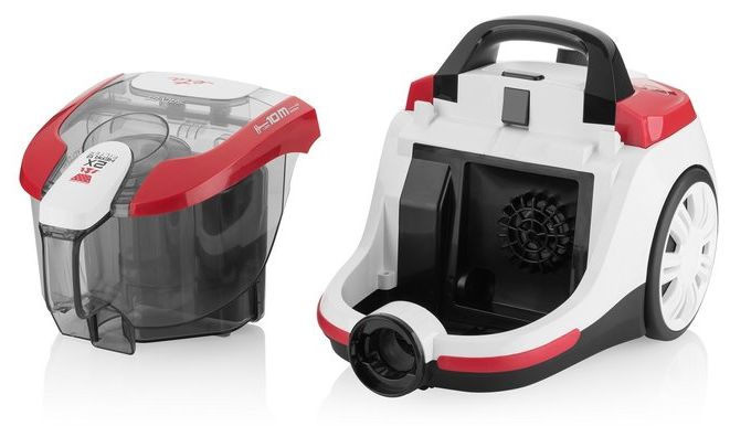 Bodenstaubsauger Beutellos 700 W HEPA  Salvet (Schwarz, Rot, Weiß) 