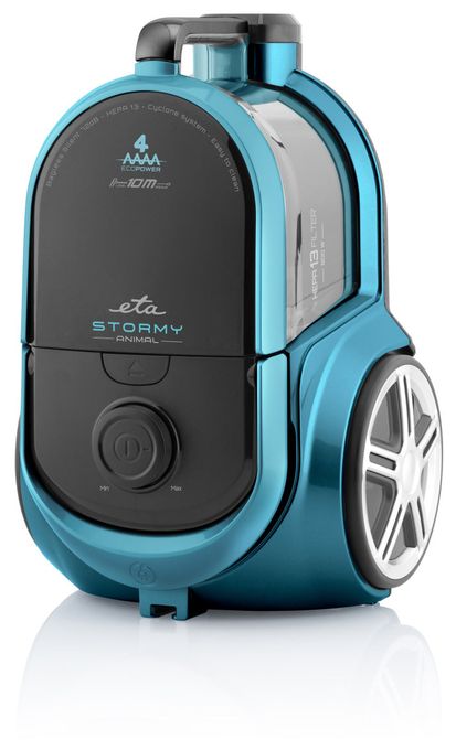 Bodenstaubsauger Beutellos 800 W HEPA  Stormy Animal (Schwarz, Blau) 