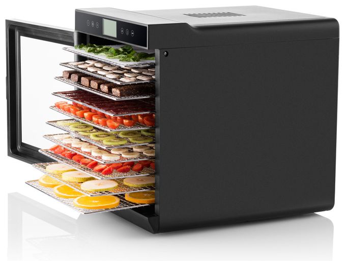 Dörrautomat 650 W 24 h Maximale Timer-Zeit 10 Dörrgitter Vital Air II 