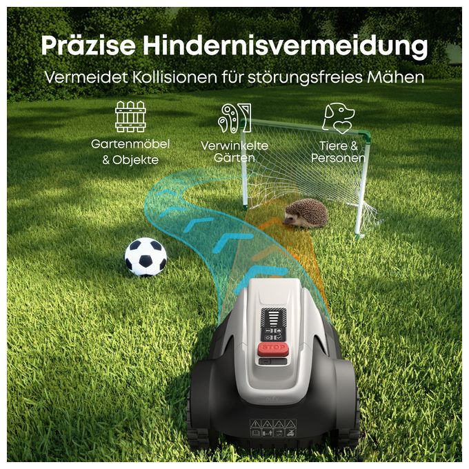 Rasenmähroboter bis 800 m² E15 Solo 