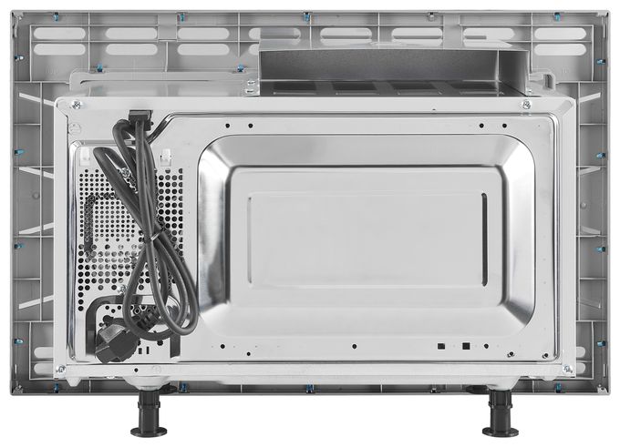 Einbau-Mikrowelle 1200 W Größe: klein 5 Stufen Grill (Silber) EMW19-7G 