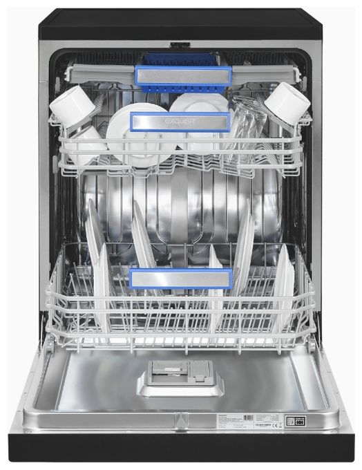 60 cm Geschirrspüler freistehend Leise 16 Maßgedecke aquaStop Funktion GSP9616-450B 