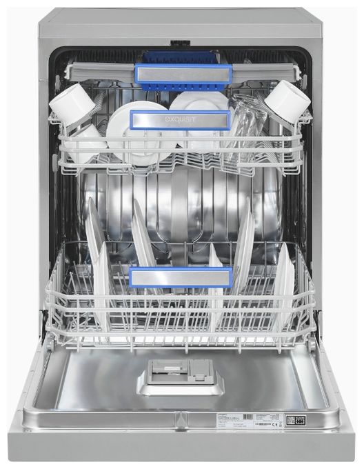 60 cm Geschirrspüler freistehend Leise 16 Maßgedecke aquaStop Funktion GSP9616-450B 