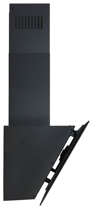 Abluft/Umluft Dunstabzugshaube/Esse Wand 798 mm (Schwarz) KFD817-2L 