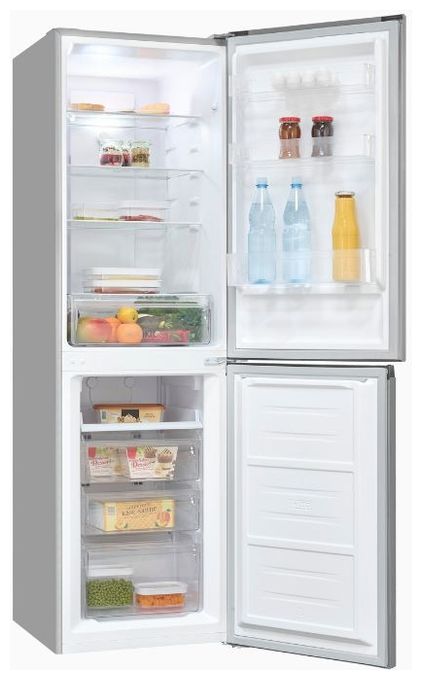 165 l / 82 l Kühl-Gefrierkombi freistehend NoFrost 181 kWh Jahr  KGC250-85-NF-040D (Edelstahl) 