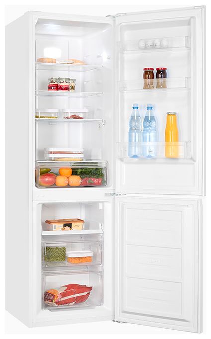182 l / 71 l Kühl-Gefrierkombi freistehend NoFrost 141 kWh Jahr  KGC265-70-NF-040C (Weiß) 