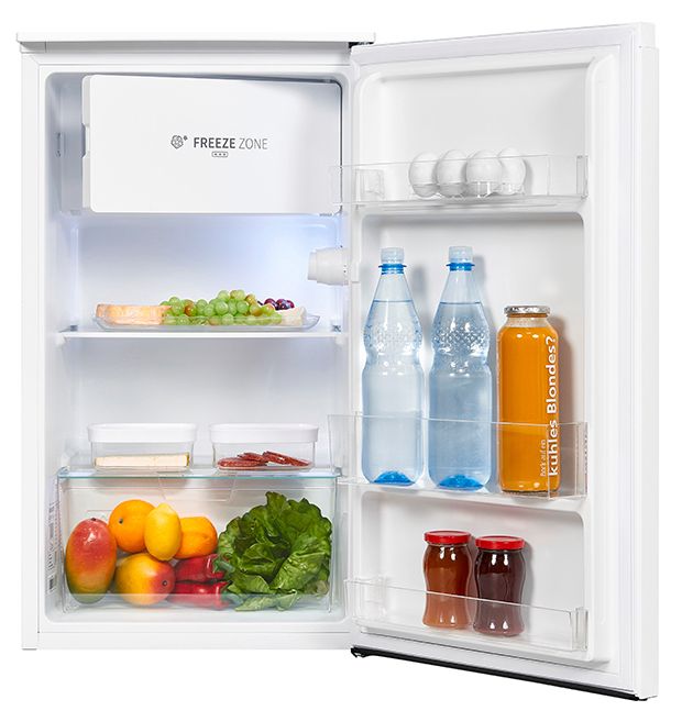 82 l / 75 l Tischkühlschrank EEK: E 125 kWh Jahr  KS117-3-010E (Weiß) 