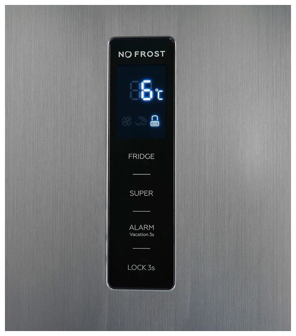 359 l Kühlschrank freistehend EEK: D 94 kWh Jahr NoFrost  KS360-V-HE-040D (Edelstahl) 