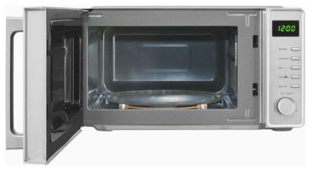 Freistehende Mikrowelle 700 W Größe: klein 5 Stufen  MW7120-240 (Silber) 