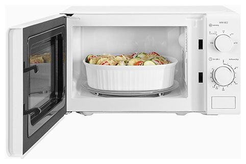 Freistehende Mikrowelle 700 W Größe: klein 5 Stufen  MW802 (Weiß) 