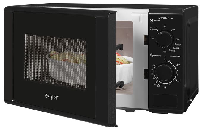 Standgeräte Solo 700 W Größe: klein 5 Stufen Grill  MW802 (Schwarz) 