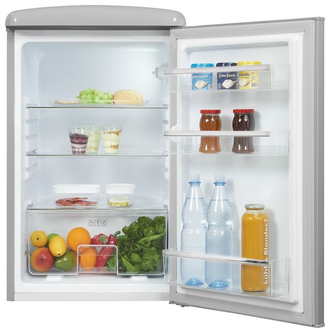 122 l Tischkühlschrank EEK: F 112 kWh Jahr  RKS120-V-H-160F (Grau) 