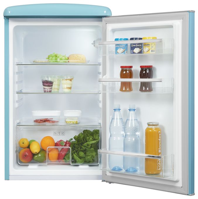 122 l Tischkühlschrank EEK: F 112 kWh Jahr  RKS120-V-H-160F (Türkis) 