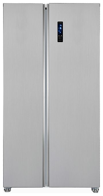 Side-by-Side Kühl-/ Gefrierkombination 291 l / 148 l 287 kWh NoFrost 1770 mm x 910 mm  SBS46-040E (Edelstahl) 