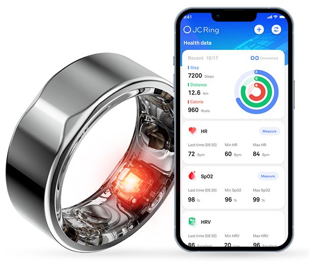 Smart Ring Größe 11  SR31 (Schwarz) 