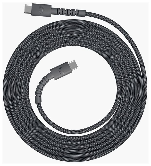 Stecker Rundkabel USB C auf USB C bis 100 W 2 m  2CCC201SG (Grau) 