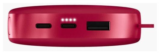 18000 mAh Powerbank USB Typ-C  2PB18100BR (Beere, Rot) 
