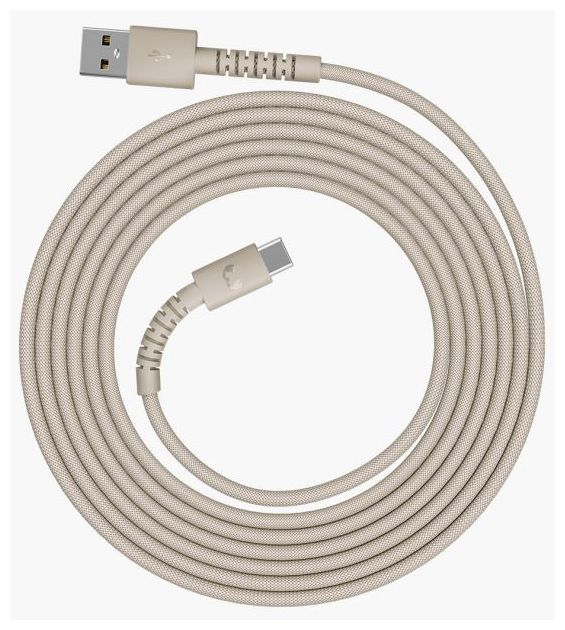 Stecker Rundkabel USB A auf USB C bis 18 W 2 m  2UCC201SS (Beige) 