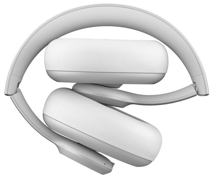 Over Ear Bluetooth Kopfhörer kabellos 60 h Laufzeit USB Typ-C  Clam Ace (Hellgrau) 