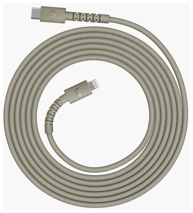 Stecker Rundkabel Lightning auf USB C 2 m  FlexWave (Grün) 