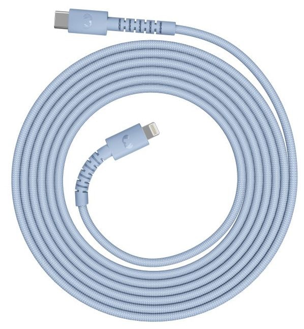 Stecker Rundkabel Lightning auf USB C 2 m  FlexWave (Blau) 