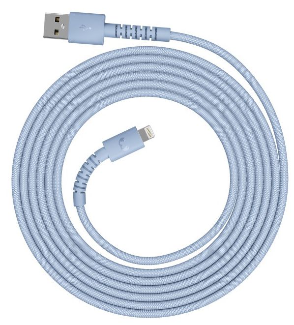 Stecker Rundkabel Lightning auf USB A 2 m  FlexWave (Vivid Blue) 