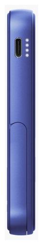 5000 mAh Powerbank USB Typ-C Kabelloses Laden  Wireless Magnetic (Blau) 