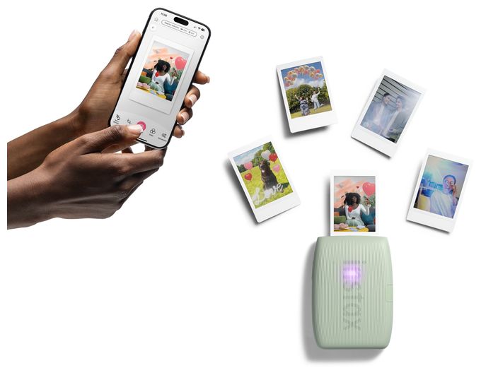 2.4" x 1.8" (6.2x4.6 cm) Foto Drucker 800 x 600 DPI  Instax Mini Link3 (Salbei) 