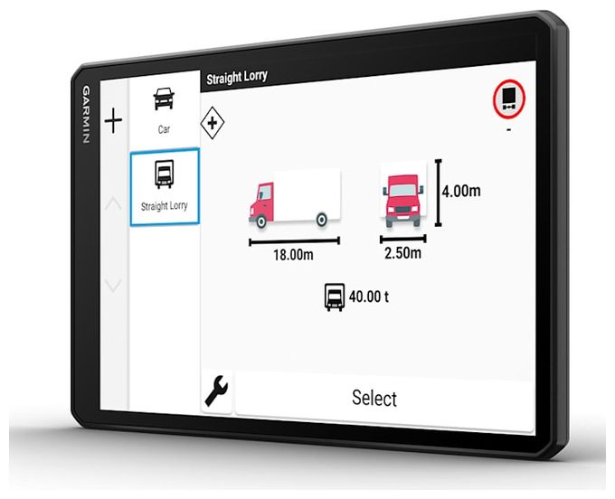 25,6 cm (10.1 Zoll) Navigationsgerät 32 GB Dezl LGV1020 