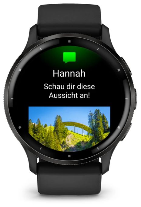 Digital 45 mm Smartwatch Rund  Venu 3 (Schwarz) 