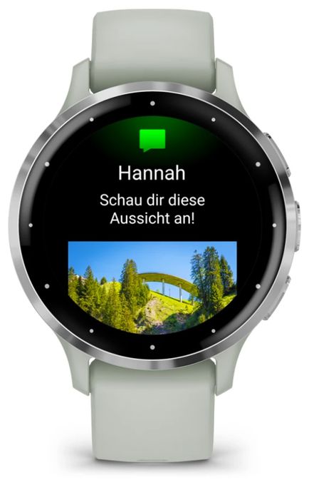 Digital 41 mm Smartwatch Rund  Venu 3S (Grau, Silber) 