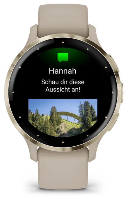 Digital 41 mm Smartwatch Rund  Venu 3S (Gold, Grau) 