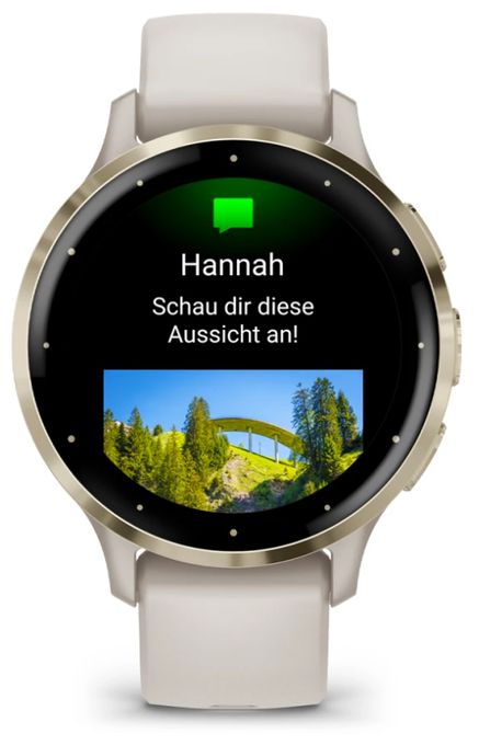 Digital 41 mm Smartwatch Rund  Venu 3S (Gold, Elfenbein) 