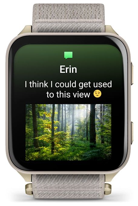 Digital Smartwatch Rechteckig 264 h  Venu X1 (Gold, Titan) 