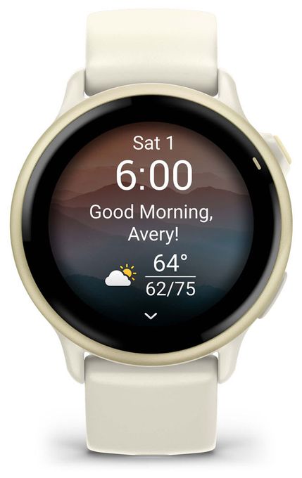 Digital 42 mm  Smartwatch Rund 264 h  Vívoactive 6 (Weiß) 