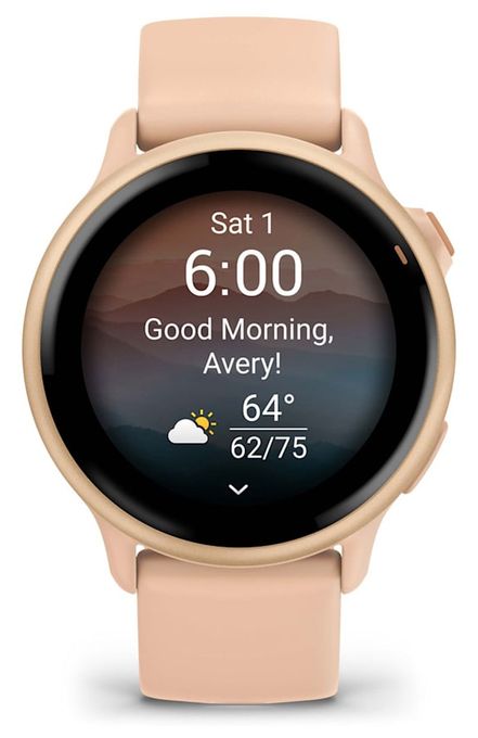 Digital 42 mm  Smartwatch Rund 264 h  Vívoactive 6 (Pink) 