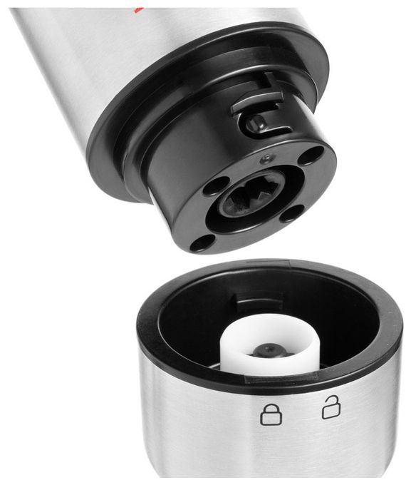 Stabmixer 1200 W 20 Stufen  40972 Design Power Stabmixer Set 5-in-1 (Schwarz, Edelstahl) 